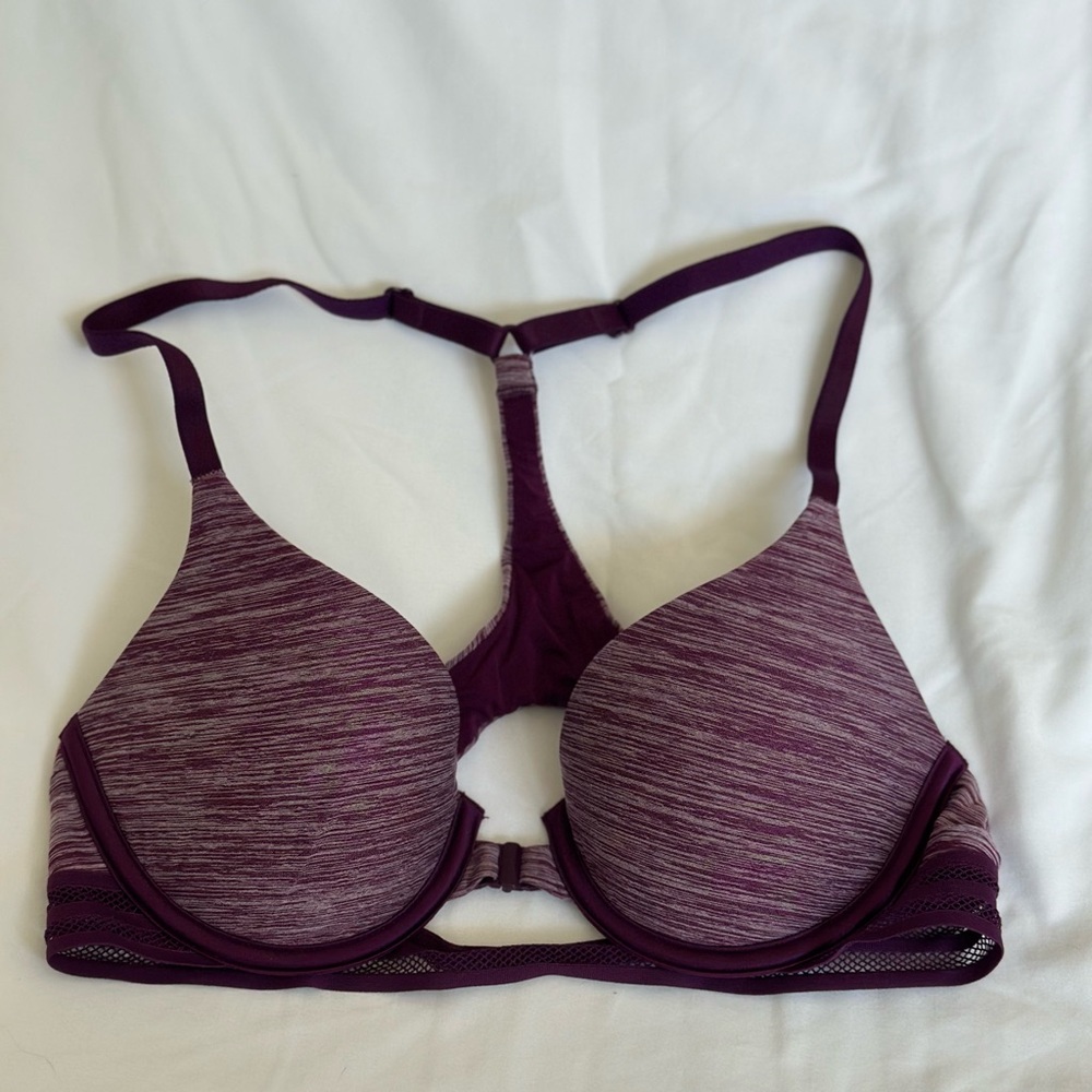 Victoria's Secret Heathered Plum Bra
